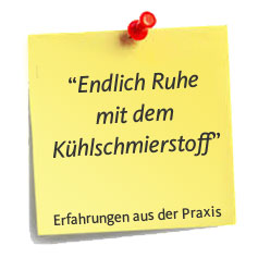 ruhe mit kuhleschmierstoff- erfahrungen aus der Praxis